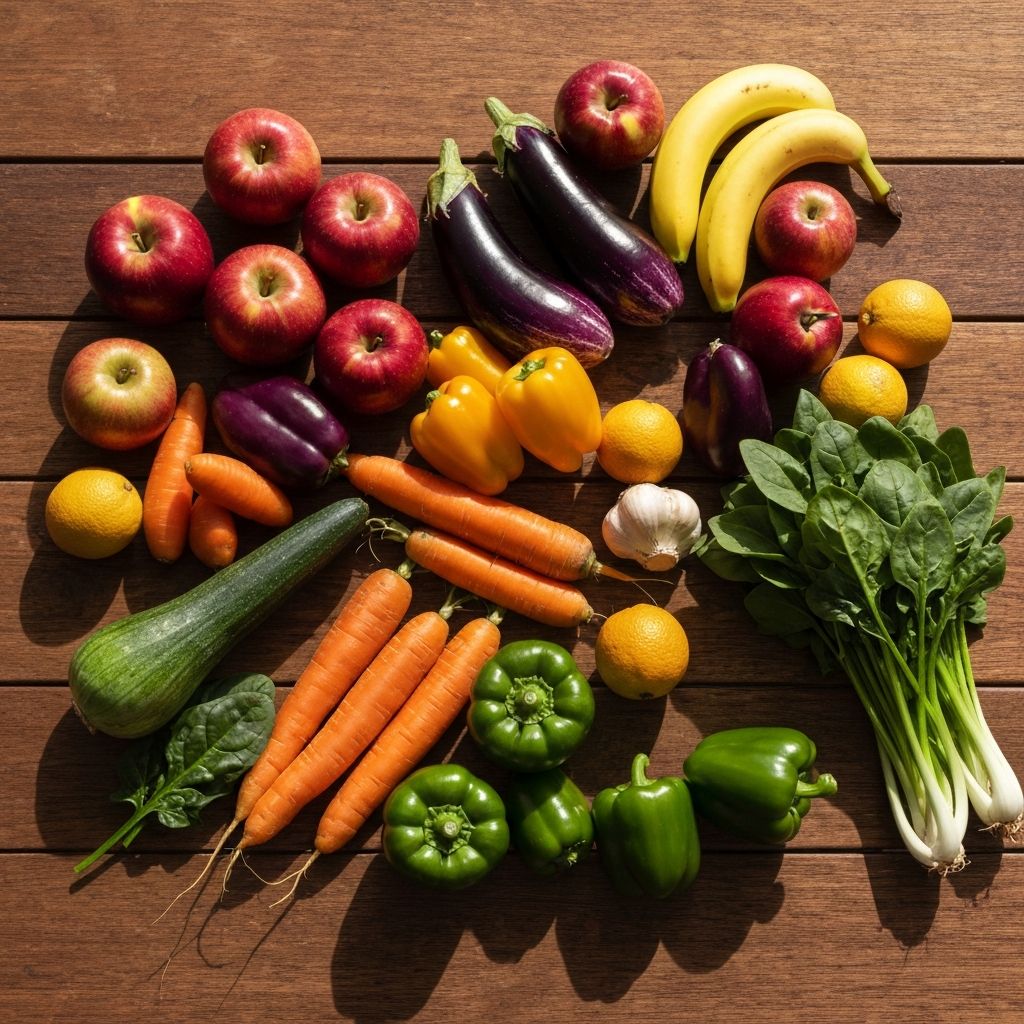 Healthy food and vegetables
