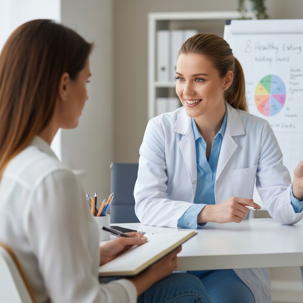 Healthy nutrition consultation